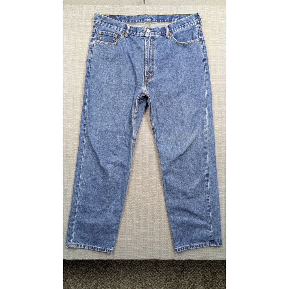 Levis 550 Relaxed Fit Tapered Leg Mens Blue Jeans 40x32 Medium Wash 00550-4886